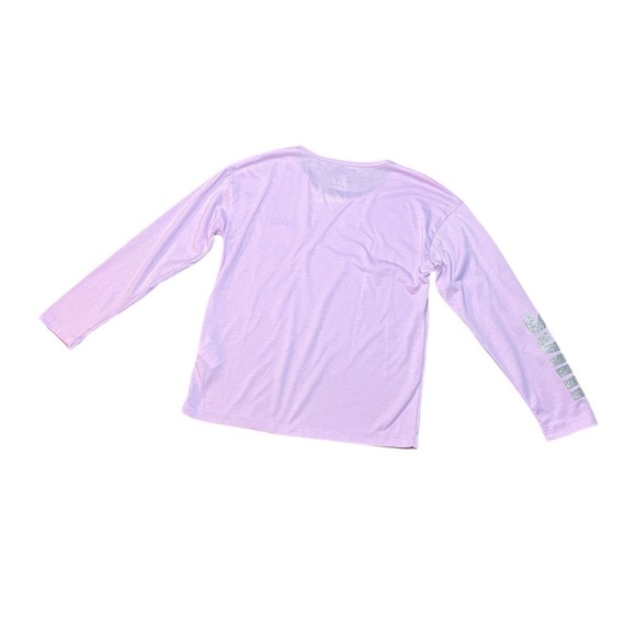 Max & Olivia Lavender Long Sleeve Sleep Top koala pocket - Picture 2 of 5